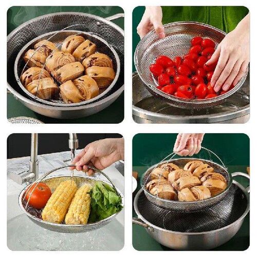 Multi-purpose Rice Sieve Steamer for Cooker Kitchen