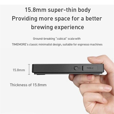 TIMEMORE Store Black Mirror Mini New Espresso Coffee Food Ki