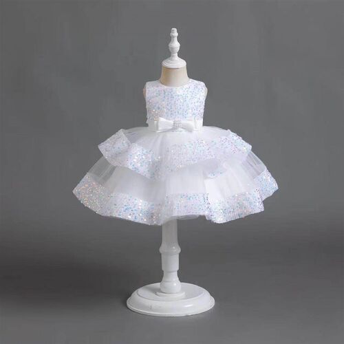 Toddler Childrens Dress Sequin Princess Dress Baby High-end