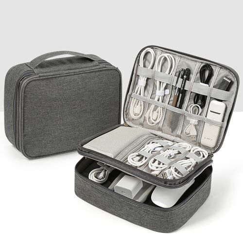 Travel Cable Bag Portable Digital USB Gadget Organizer Charg