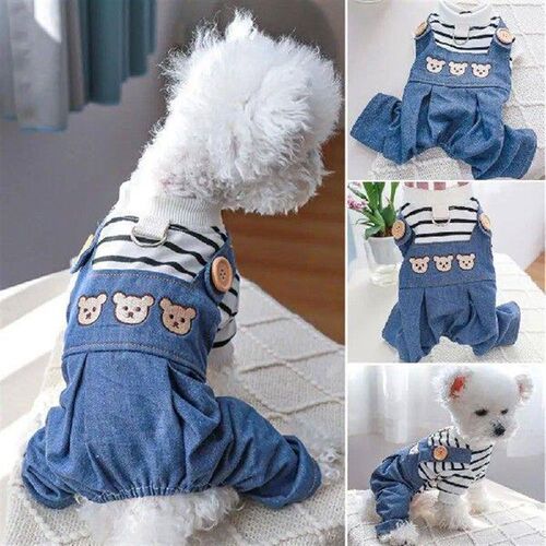 Pet Bodysuit  Lovely Cartoon Bear Pattern Pet Cat Dog