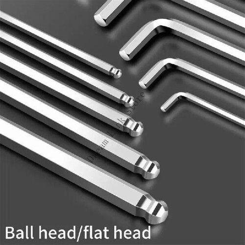 Q1FD 9pc Set Steel Ergonomic Handle Precise Size 1.5-10mm