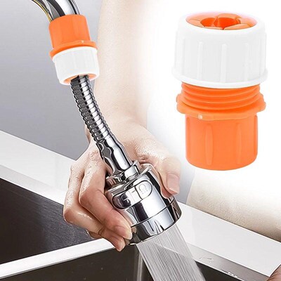 2PCS Universal Faucet Interface Kitchen Adapters Brass Fauce