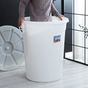 家用水桶带盖储水用桶子塑料洗澡特大号发酵酿酒蓄水加厚食用水箱