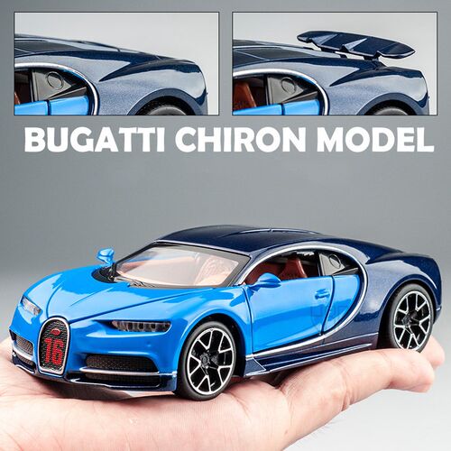 1/32 Alloy Toy Car Models Bugatti Chiron With Sound Light Di