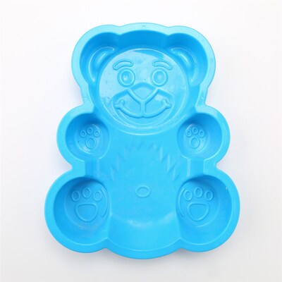 DlY Cartoon Bear Shape 3D Silicone Cake Mold Baking Tools Ba