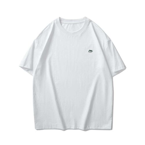 Mo Maike Mens Simple Letter T-irt Mens Summer New Round Ne