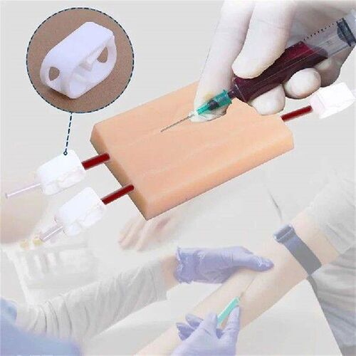 IV Injection Training Pad Model,Silicone Human Simulated