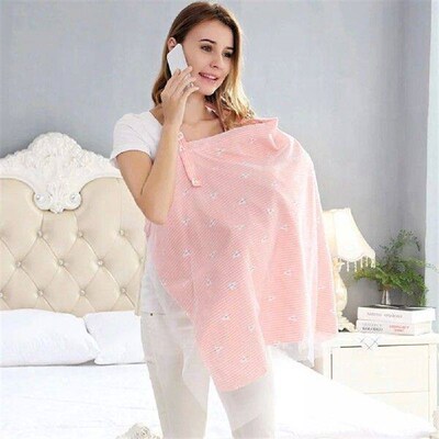 Cotton Nursing Cover Breastfeeding Towel Multifunctional