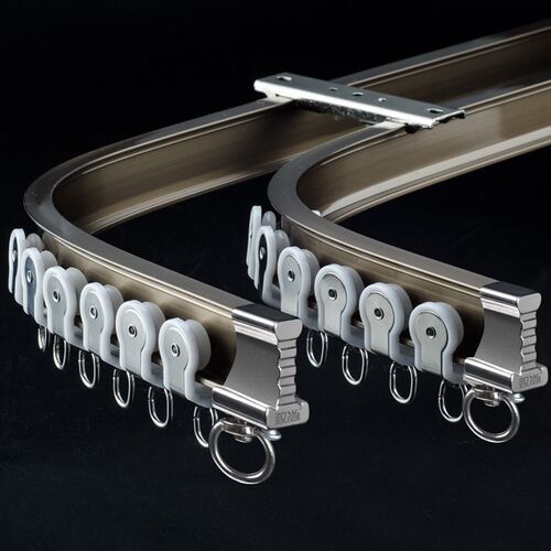 Heavy-Duty Flexible Track for Bay Window Aluminum Alloy Sile