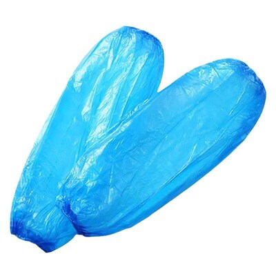 50 Pack of PE Disposable Thickened Extended Sleeves, Unisex,