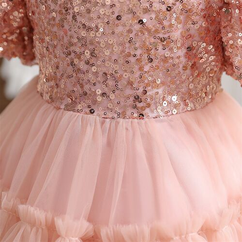 Christmas Baby Girls Party Dress Tutu Tulle Infant Christeni