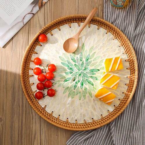 Tray, fruit plate, living room coffee table storage box