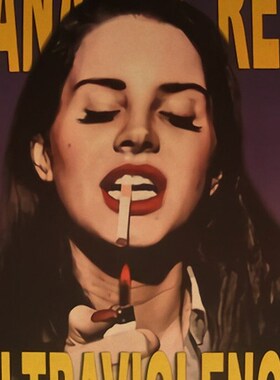 Singer Lana Del Rey Vintage Posters Born To Die Retro Kraft