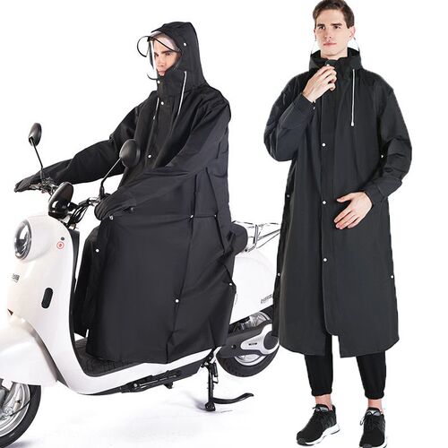 Zipper Cycling Eva Adult Edged Raincoat Men And Women Integr