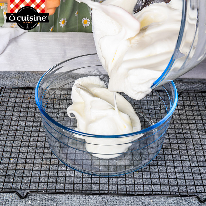 Ocuisine舒芙蕾蛋糕模具高硼硅玻璃烤盘烤箱微波炉圆形烘焙模具盘