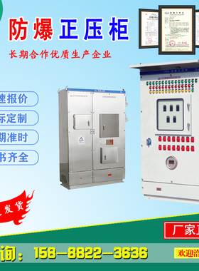 防爆正压柜PXK通风变频器散热控制柜粉尘防爆柜不锈钢碳钢正压柜