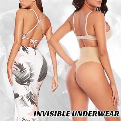 Women Slimming Panties Body Shaper High Waist Thong Belly Co