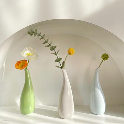 Modern Nordic Style Ceramic Vases Simple Pot Flower Arrangem