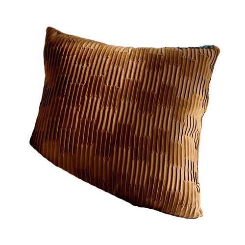 奶油色覆古打结抱枕套棕色办公室腰靠垫cushion cover pillowcase