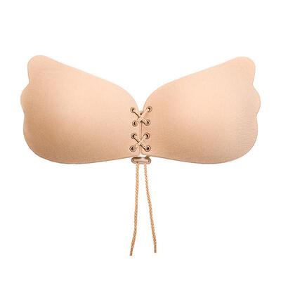Adhesive Bra Strapless Sticky Invisible Push Up Silicone Bra