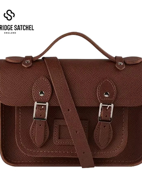 8.5寸Mini英国剑桥包Cambridge Satchel斜跨邮差手工牛皮单肩包