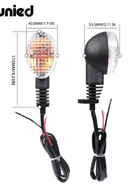 适用6KLX230KLR50XT改66前0X摩托N250B车转向灯装车灯后转向灯泡