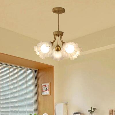 卧室吊灯2024新现代款约763法式奶油风创意个性艺术简灯主卧房间