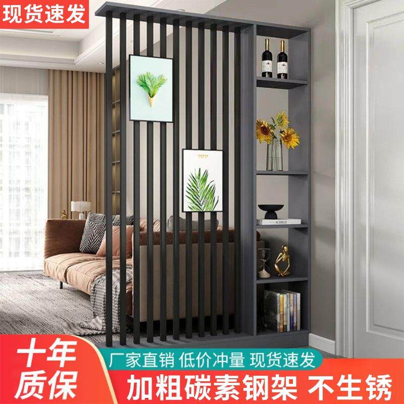 落地屏风新中式简约现代小户型隔断客厅玄关柜家用轻奢型入户玄关
