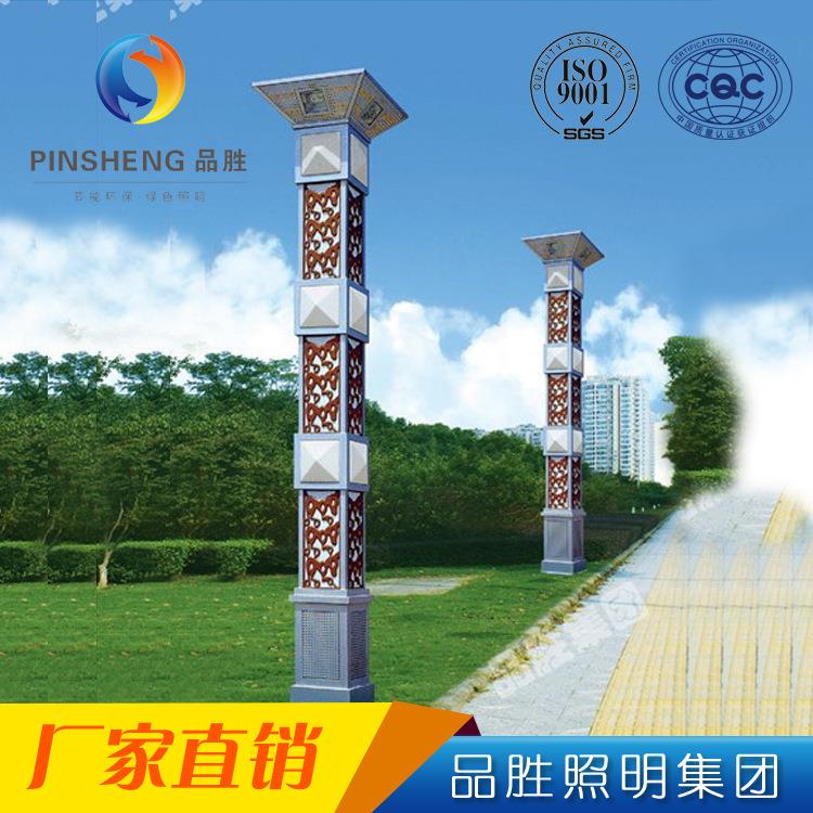 节庆景观灯柱 户外3米路灯草坪灯小区柱头灯 扬州方型庭院景观灯