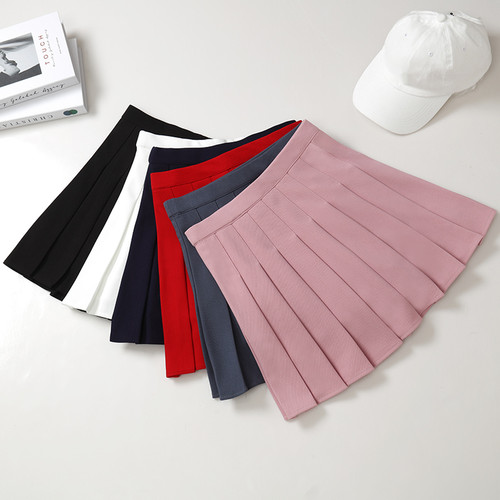 Womens Skirt Pleated Korean Style Summer Woman  Fashion