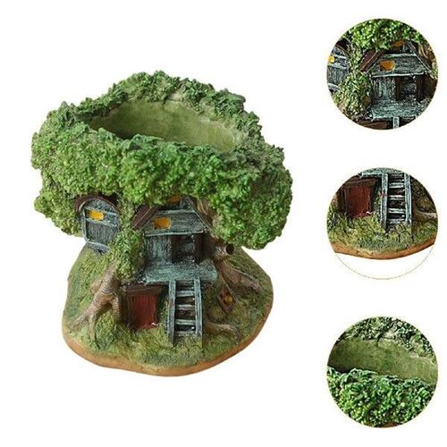Resin Ornament Decorative Gift Sculpture Flower Pot for