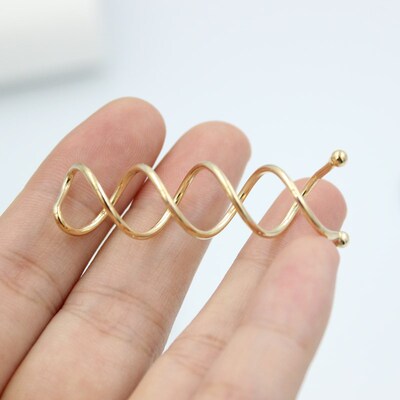 10pcs Women Hair Clip Bobby Pin Comb Spiral Twist  Head Acce