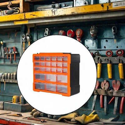 Small Tools Organizer with Compartment Versatile Desktop