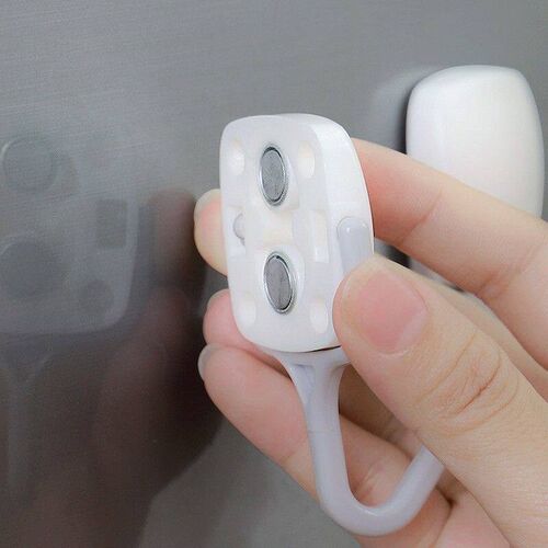 Creative magnetic hanging hook strong weight bearing fridge