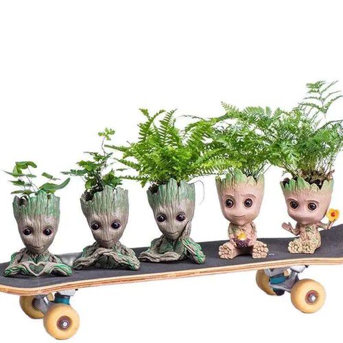 Desk Decoration Vase Home Decor Groot Plant Pot Flower Pot G