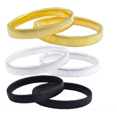Anti-Slip Metal Shirt Fixing Cuffs, Arm Sleeve armband, Bar