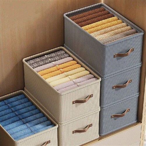 Foldable Clothes Organizer Pants Jeans Storage Box