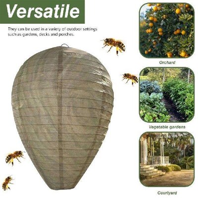 Hornet Fake Wasp Nest Paper Repellent Hornets Safe Fake