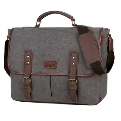 Fashion Women Vintage Briefcases  14 inch Laptop Bags Portab