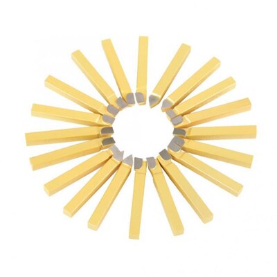 20Pcs 3/8 Lathe Tools Carbide Tipped Welding Milling Cutti