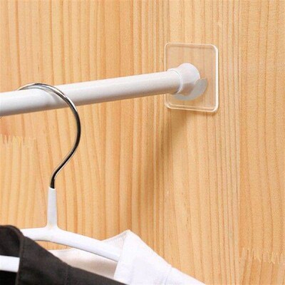 Bathroom Shower Rod Retainer Adhesive Shower Rod Retainer