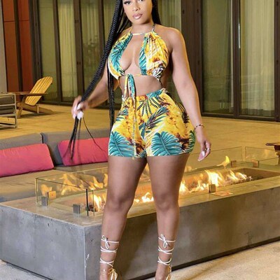 BN175 International Station New Tie-dyed Leaves Suspenders w