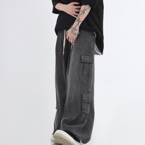 2025 Three-dimensional Patch Pocket Jeans National Fashion B
