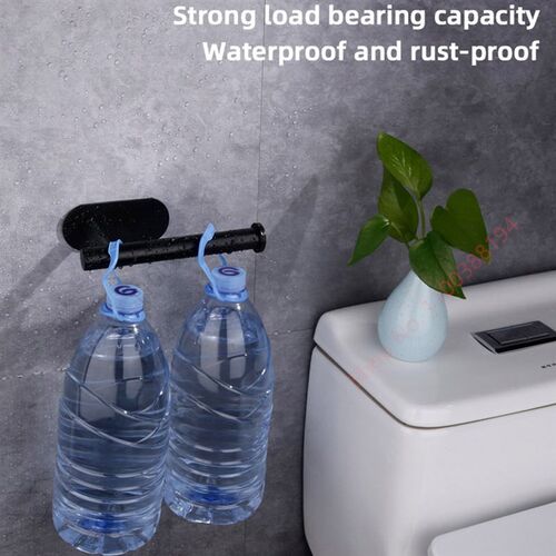 Adhesive Toilet Roll Paper Holder Organizer WaXll Mount