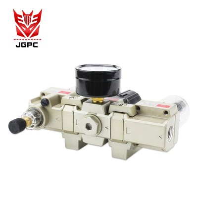 气动气泵油水分离F+R+L三联件C2000-02/C2000-02D自动