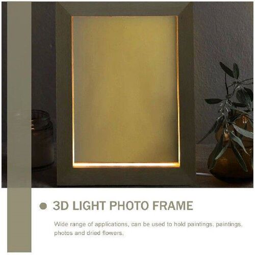 Glowing Photo Frame Holder for Gift Home Display Vintage