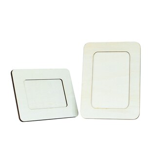 Frame Photo Embryo Handmade Material Bottom White