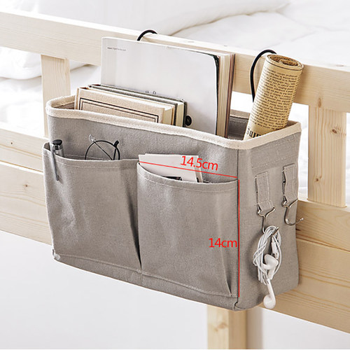 Baby Bed Side Pouch Nappy Holder Crib Storage Organizer Beds