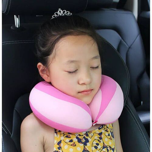 Childrens Car Neck Protection Pillow Plush U-shaped Nap Pil